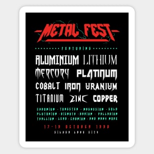 Metal Fest Parody Magnet